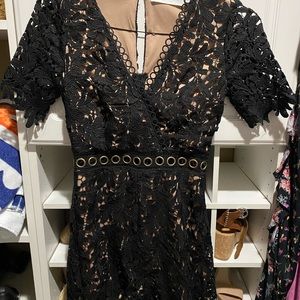 Black cutout romper ASTR size XS